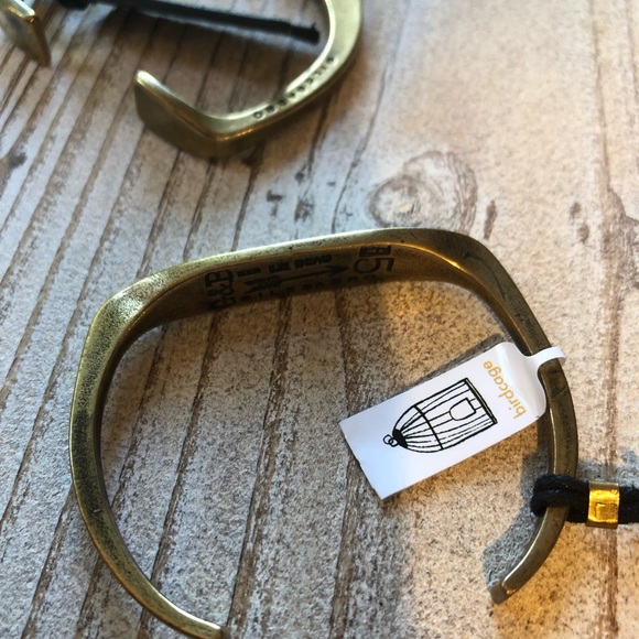 NWT Giles and Brother Gold Bracelet stirrup ID - Picture 3 of 7